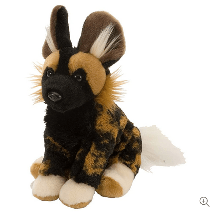 Wild Republic Cuddlekins Mini African Wild Dog Plush
