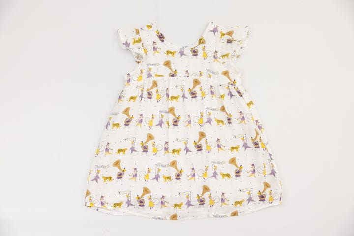 Nola Tawk Nola Tawk Tigers Marching In Muslin Dress - Little Miss Muffin Children & Home