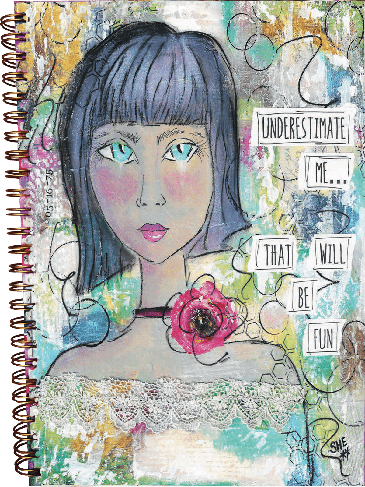 A Girl Like Me Art A Girl Like Me Underestimate Me Journal - Little Miss Muffin Children & Home