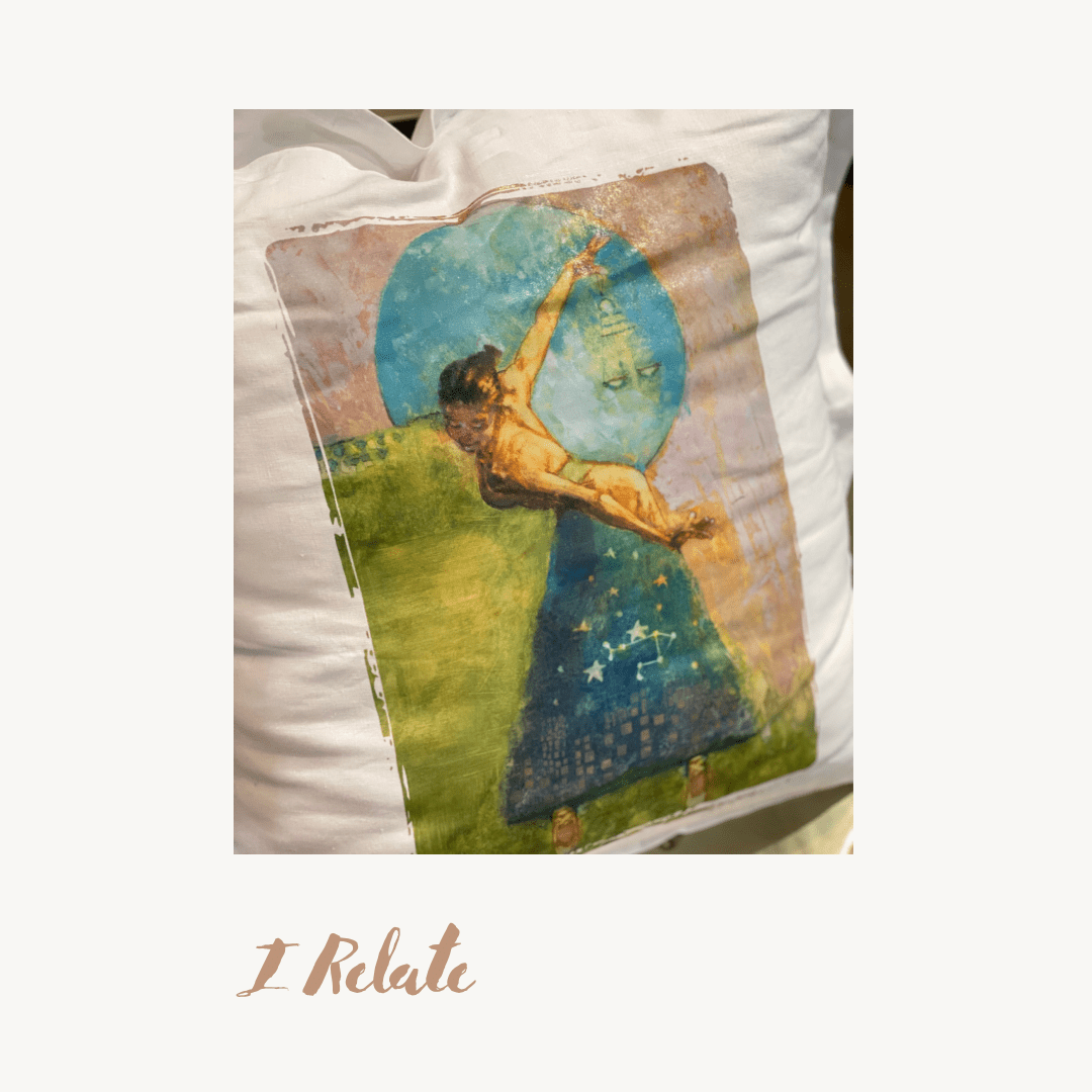 Whereable Art Whereable Art Zodiac Linen Euro Pillows - Little Miss Muffin Children & Home