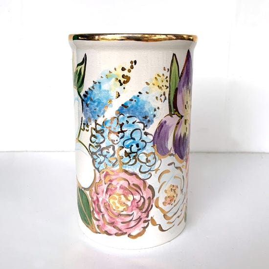 Magnolia Creative Co Southern Floral Wine Chiller, detail view