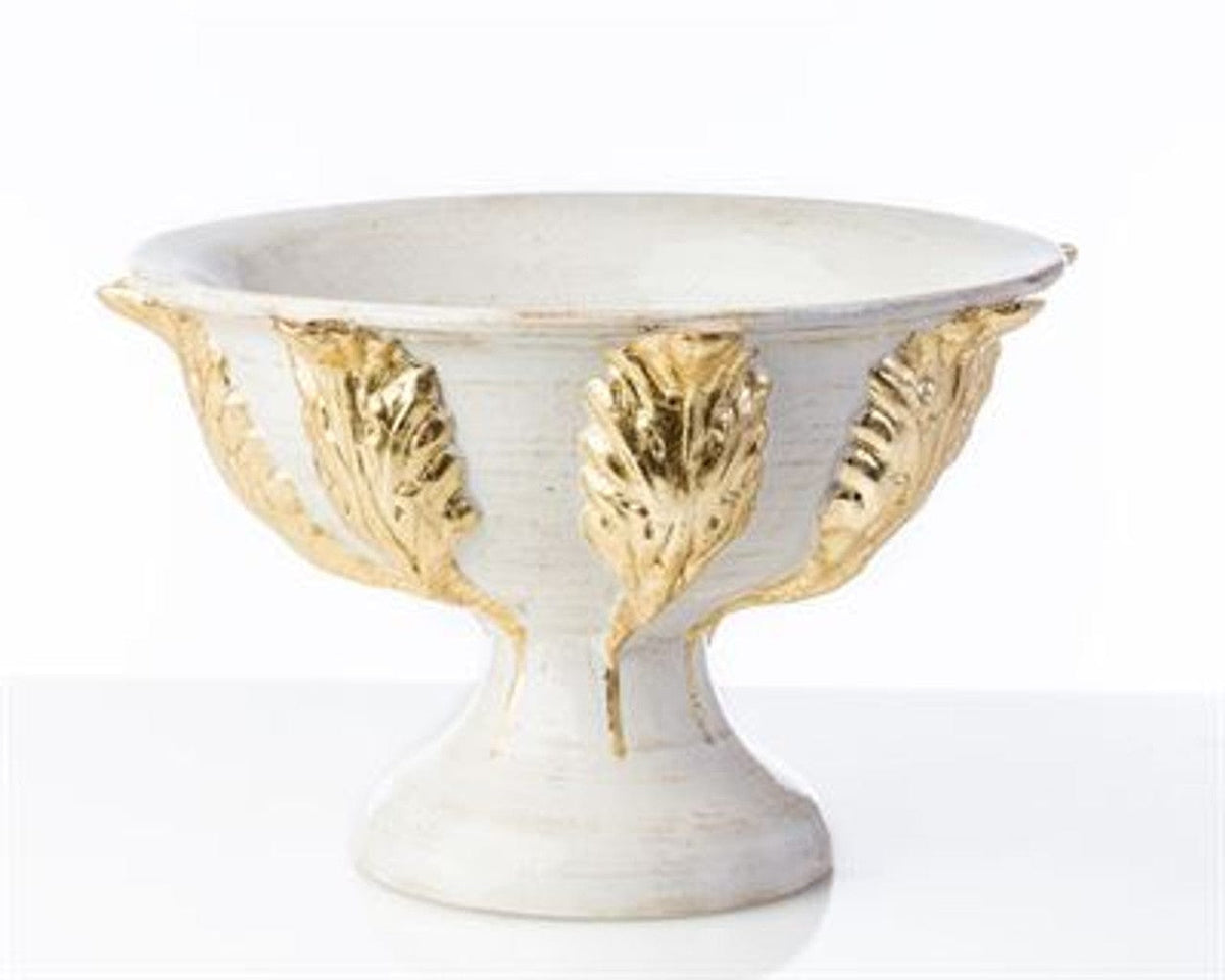 Abigails Abigails Footed Compote with Gold - Little Miss Muffin Children & Home