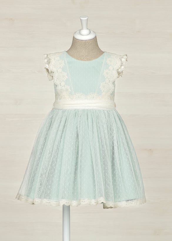 Abel & Lula Abel & Lula Tulle Plumeti Dress - Little Miss Muffin Children & Home