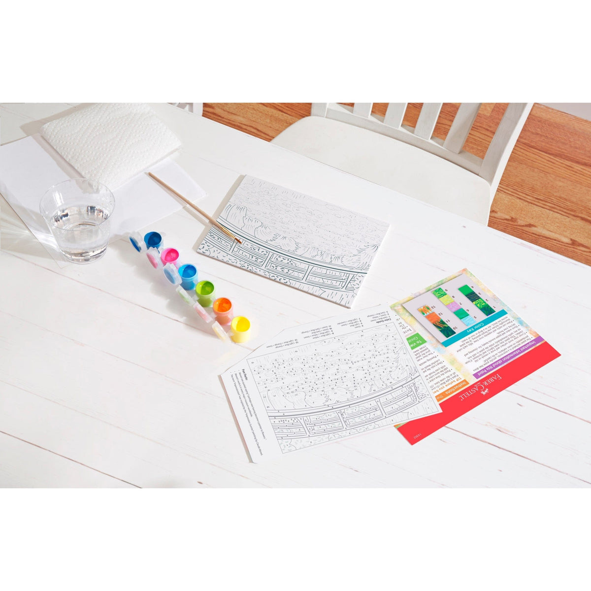 Faber-Castell Faber Castell Paint By Number Japanese Footbridge - Little Miss Muffin Children & Home
