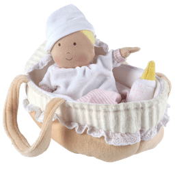 Tikiri Toys Tikiri Toys Grace Soft Doll with Carry Cot, Bottle & Blanket - Little Miss Muffin Children & Home
