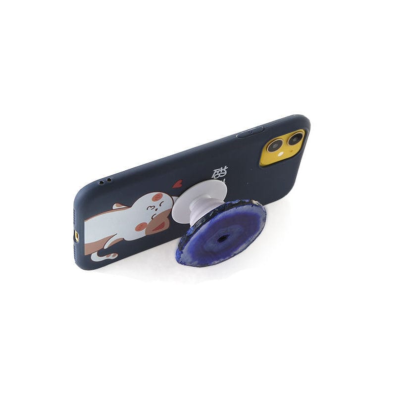 Phunkee Tree Phunkee Tree Blue Agate Phone Grip - Little Miss Muffin Children & Home