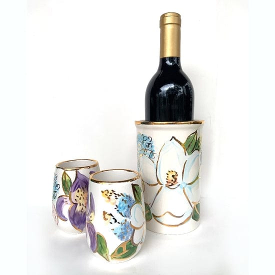 Magnolia Creative Co. Magnolia Creative Southern Floral Wine Chiller - Little Miss Muffin Children & Home