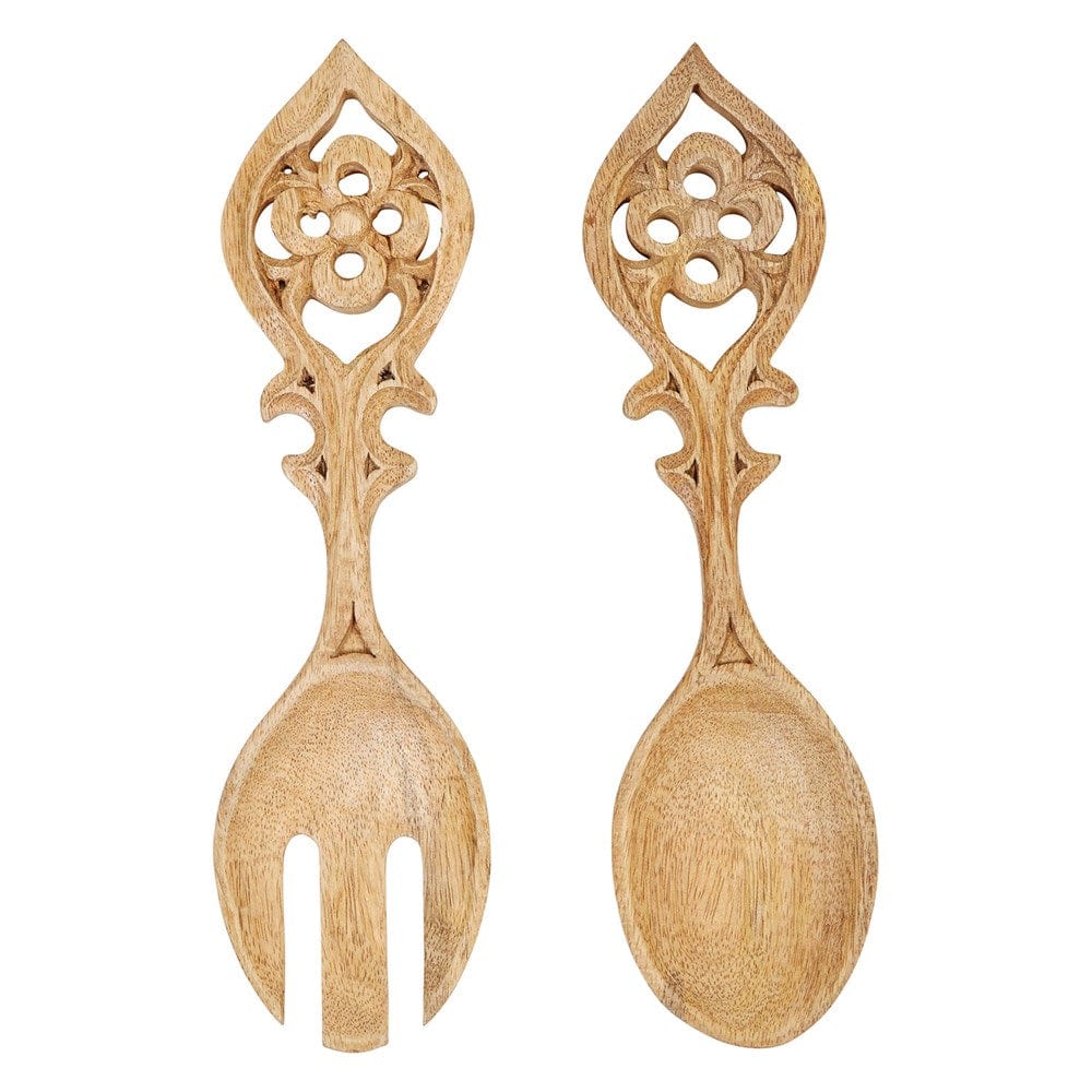 Creative Co-Op Creative Co-op Mango Wood Serving Spoons - Little Miss Muffin Children & Home