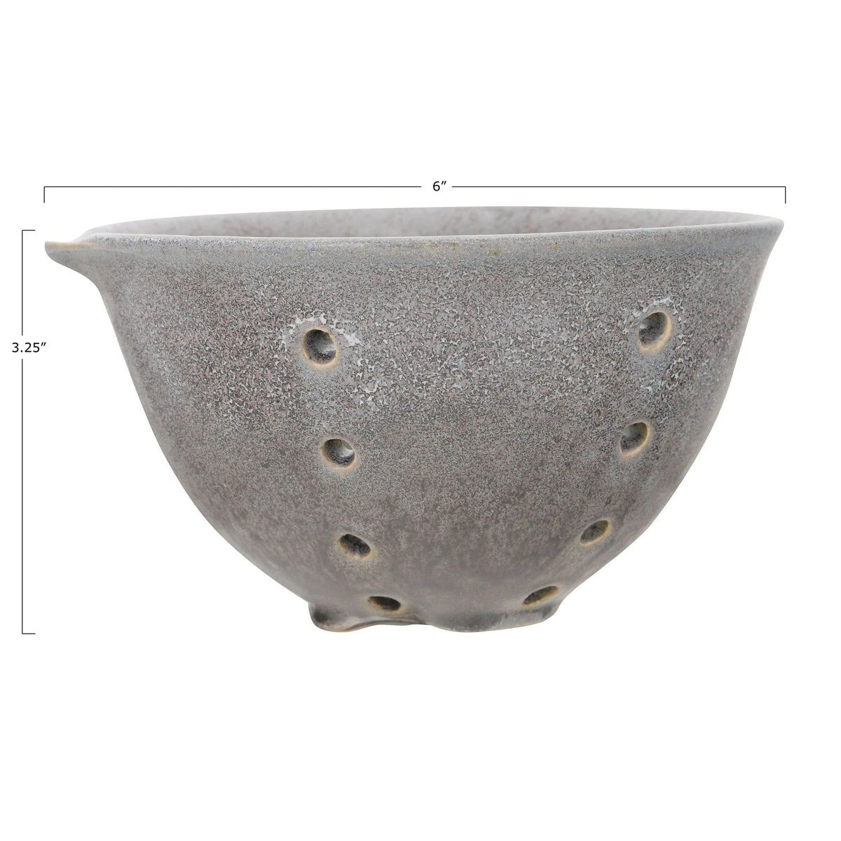 Creative Co-op Creative Co-op Stoneware Berry Bowl, Glaze - Little Miss Muffin Children & Home