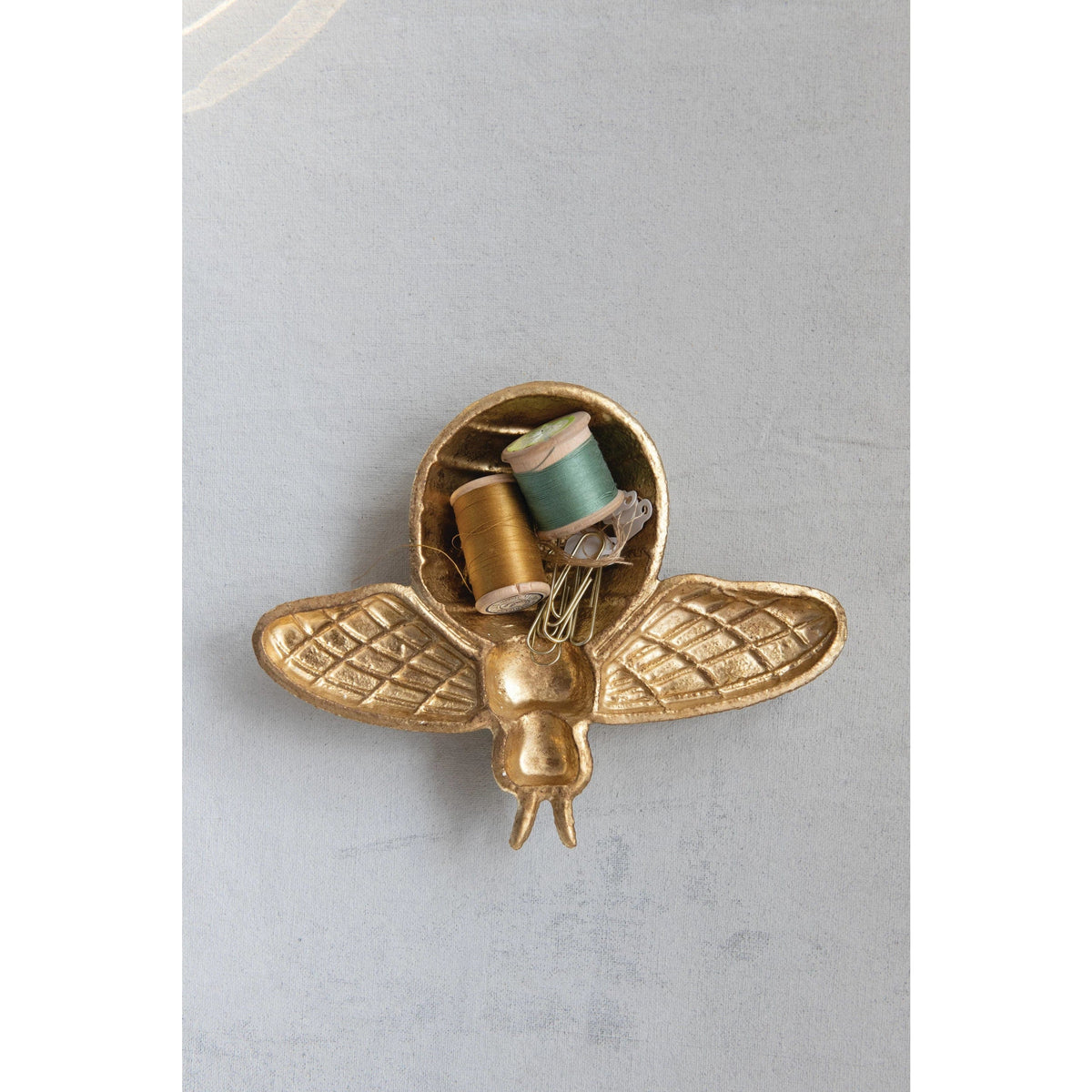 Creative Co-op Creative Co-op Decorative Cast Iron Bee Shaped Dish - Little Miss Muffin Children & Home