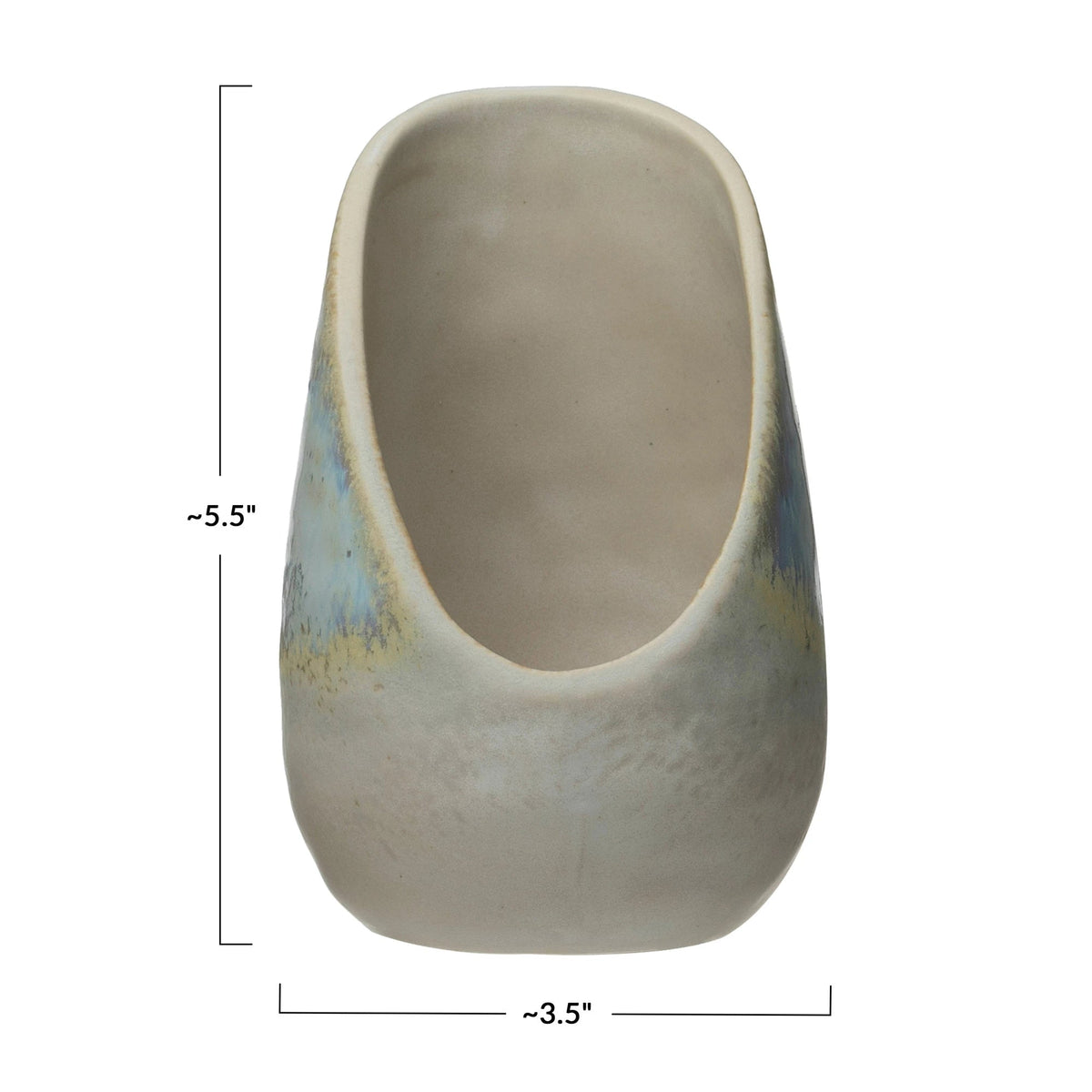 Creative Co-op Creative Co-op Stoneware Spoon Rest - Little Miss Muffin Children & Home