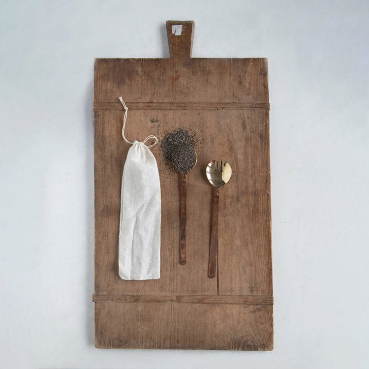 Creative Co-Op Creative Co-op Copper & Brass Salad Servers - Little Miss Muffin Children & Home