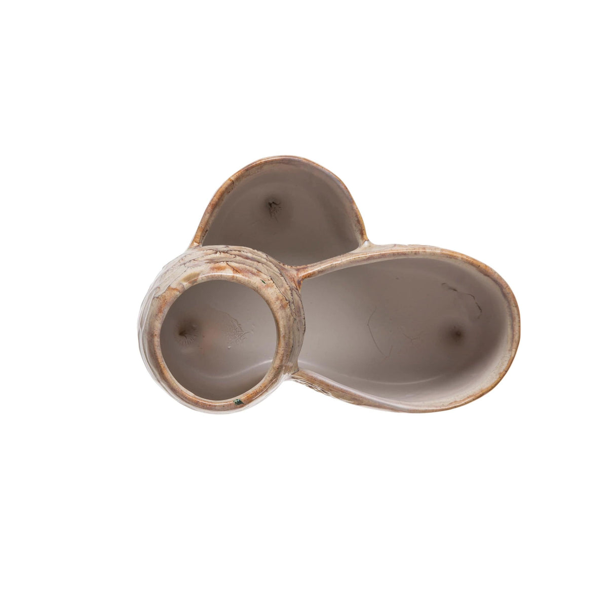 Creative Co-op Creative Co-op Stoneware Planter with 3 Openings - Little Miss Muffin Children & Home