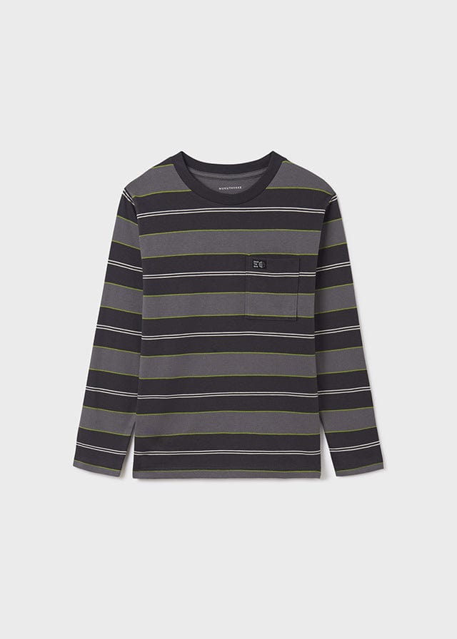MAY - Mayoral Usa Inc Mayoral Longsleeve Striped T-Shirt - Little Miss Muffin Children & Home