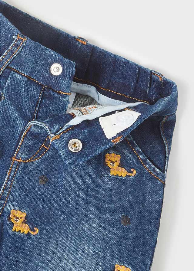 Mayoral Mayoral Embroidered Jeans - Little Miss Muffin Children & Home