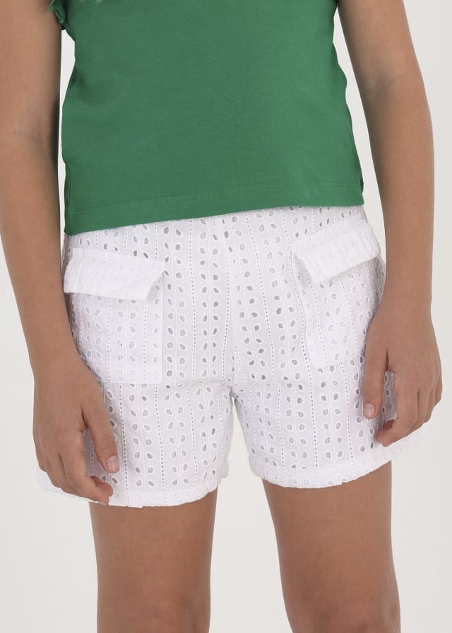 Mayoral Usa Inc Mayoral Eyelet Shorts - Little Miss Muffin Children & Home
