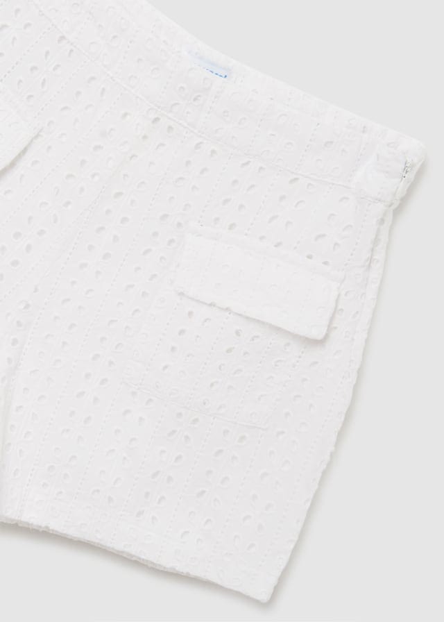 Mayoral Usa Inc Mayoral Eyelet Shorts - Little Miss Muffin Children & Home