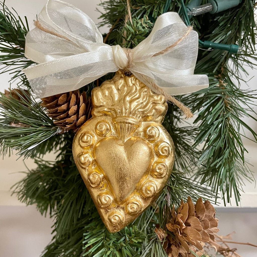 Susan Lange Designs Susan Lange Designs Sacred Heart Ornament - Little Miss Muffin Children & Home