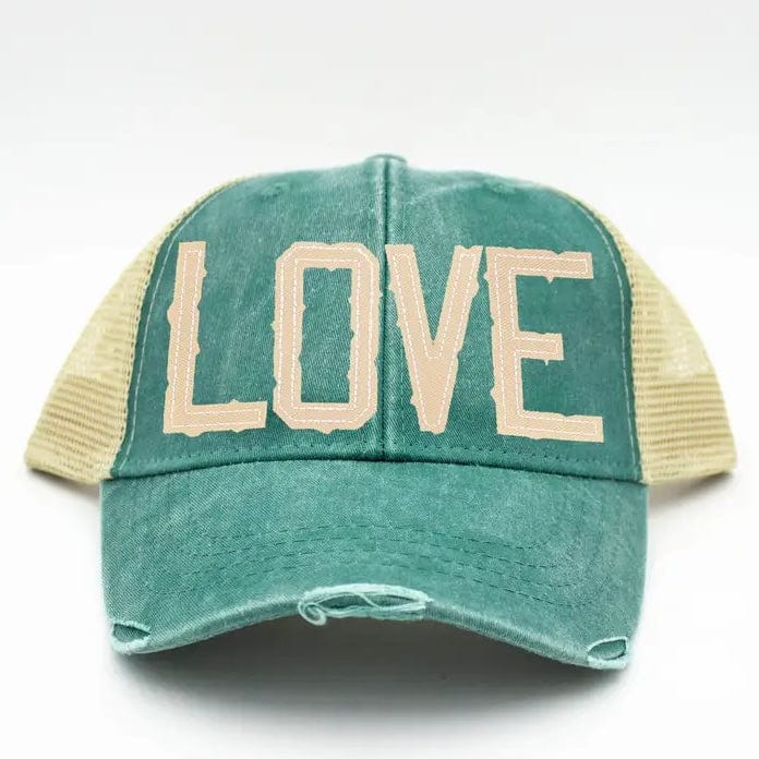 Cotton Mule Cotton Mule Love Trucker Hat - Little Miss Muffin Children & Home