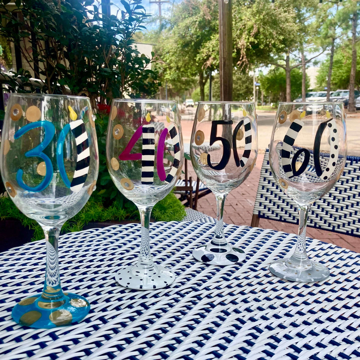 Katie Heaton Designs Katie Heaton 50th Birthday Wine Glass - Little Miss Muffin Children & Home