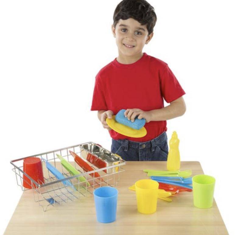 Melissa & Doug - Melissa & Doug Wash & Dry Dish Set - Little Miss Muffin Children & Home