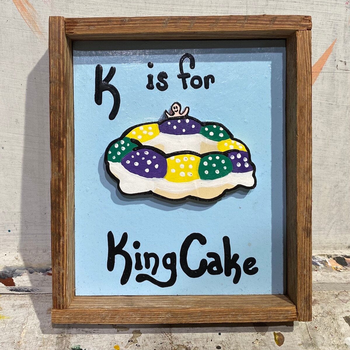 Damon Arts Nola Damon Arts NOLA “K” Letter Art - Little Miss Muffin Children & Home