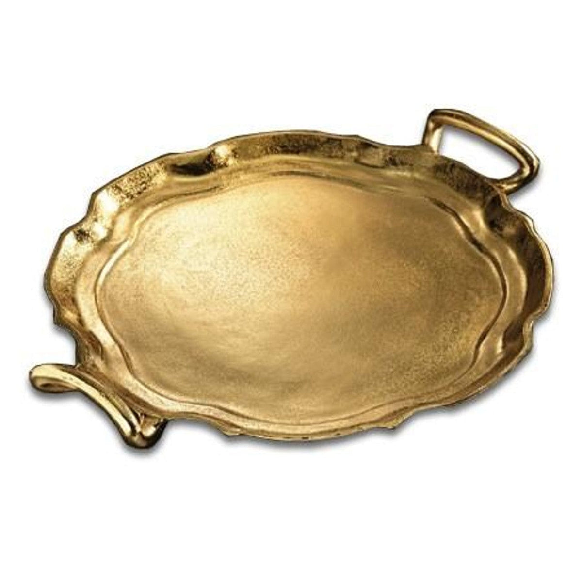 India Handicrafts India Handicrafts Round Plate Gold Round Plate - Little Miss Muffin Children & Home