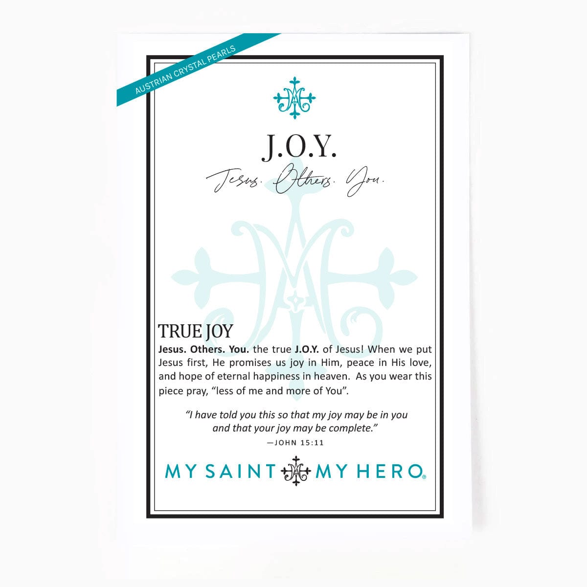 My Saint My Hero My Saint My Hero St. Benedict Joy Bracelet - Little Miss Muffin Children & Home