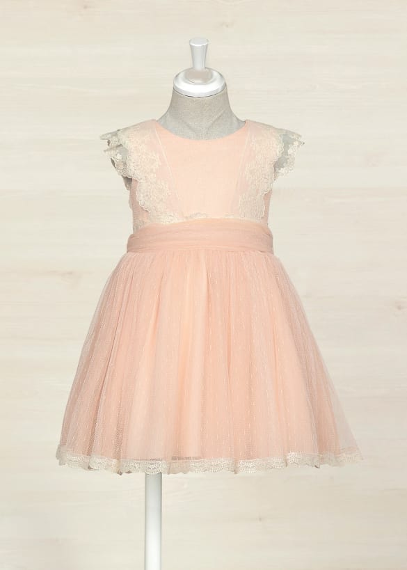 Abel & Lula Abel & Lula Tulle Plumeti Dress - Little Miss Muffin Children & Home
