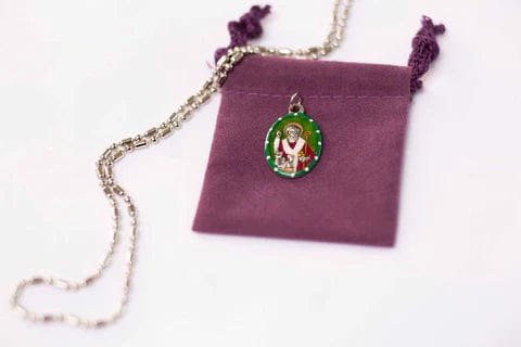 Saints For Sinners Saints For Sinners Saint Nicholas Hand Painted Medal - Little Miss Muffin Children & Home