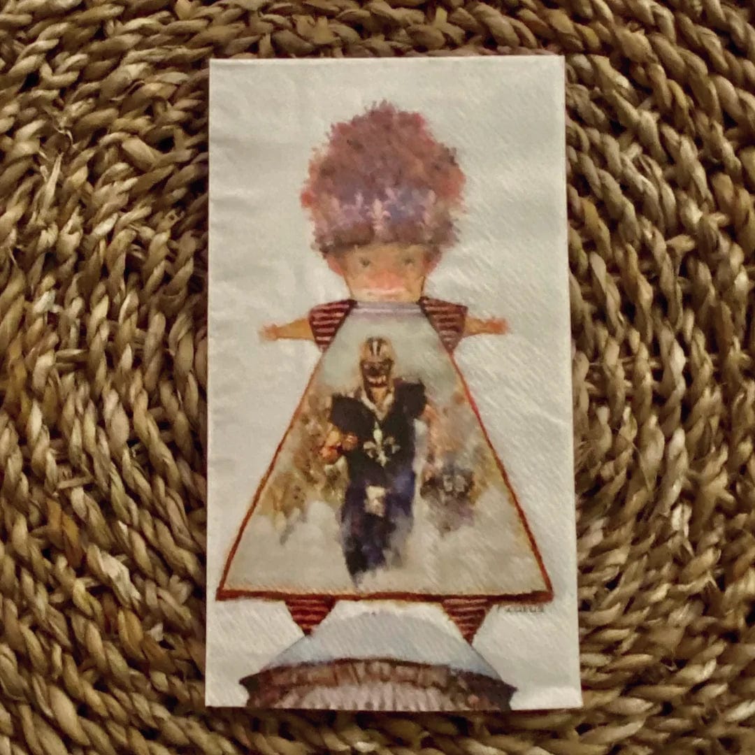Whereable Art Whereable Art Juju Dinner Napkins/Guest Towels - Little Miss Muffin Children & Home