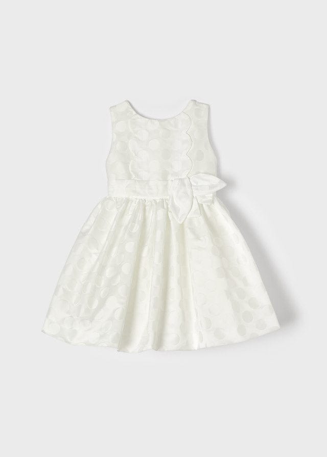 Mayoral Mayoral 3.918 JACQUARD DOTS DRESS - Little Miss Muffin Children & Home