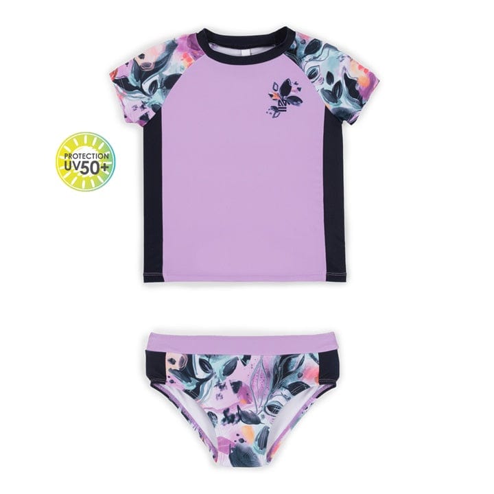 Nano Collection Nano Collection Two-Piece Rashguard Swimsuit - Little Miss Muffin Children & Home