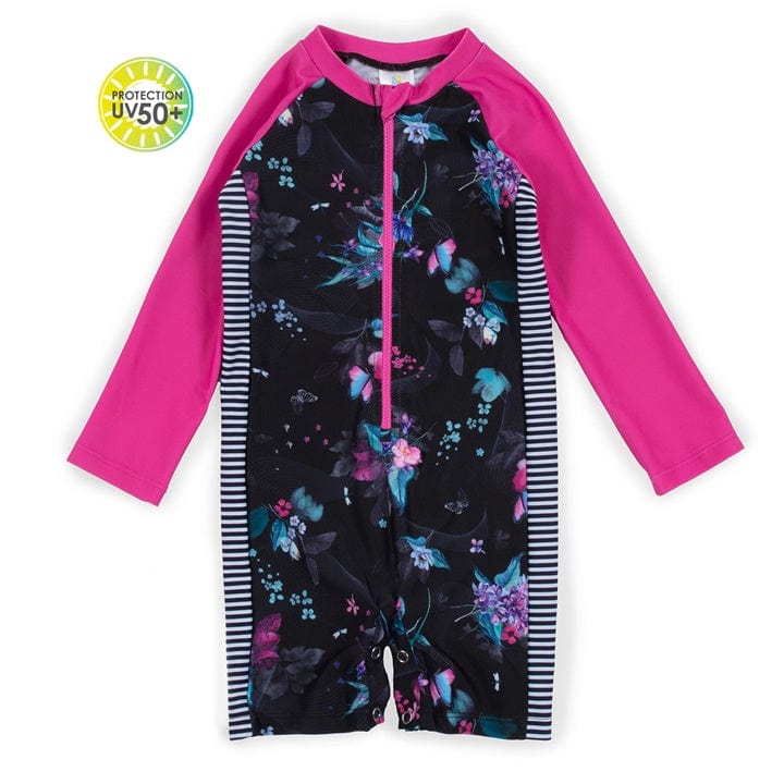Nano Collection Nano Collection One-Piece Rashguard Swimsuit - Little Miss Muffin Children & Home