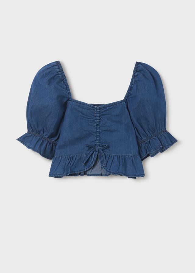 Mayoral Usa Inc Mayoral Smocked Denim Blouse - Little Miss Muffin Children & Home