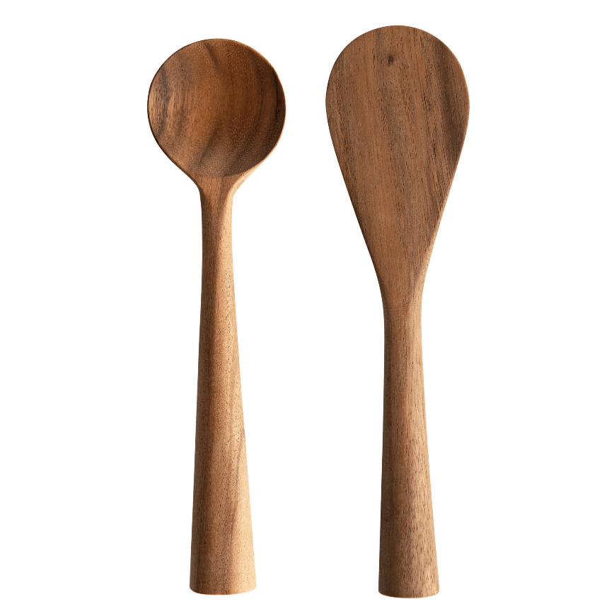Creative Co-Op Creative Co-op Acacia Serving Utensil Set - Little Miss Muffin Children & Home