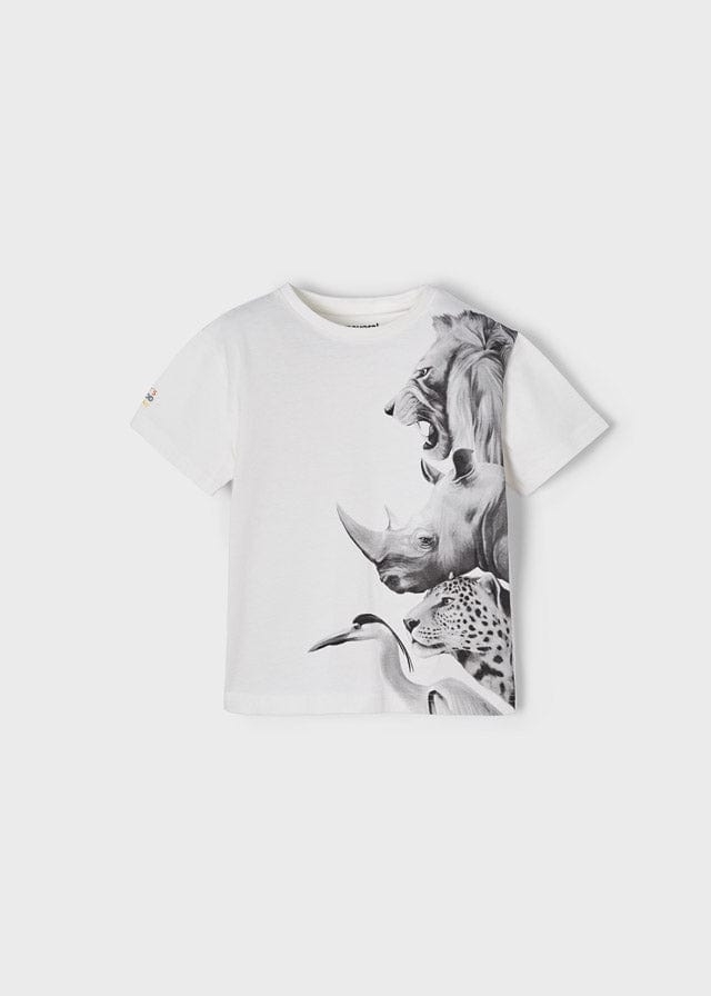 Mayoral Mayoral 3.003 SS GRAPHIC T-SHIRT - Little Miss Muffin Children & Home
