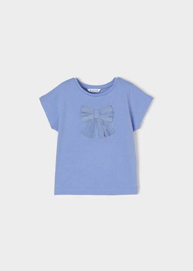 Mayoral Mayoral Short Sleeve Bow Tee - Little Miss Muffin Children & Home