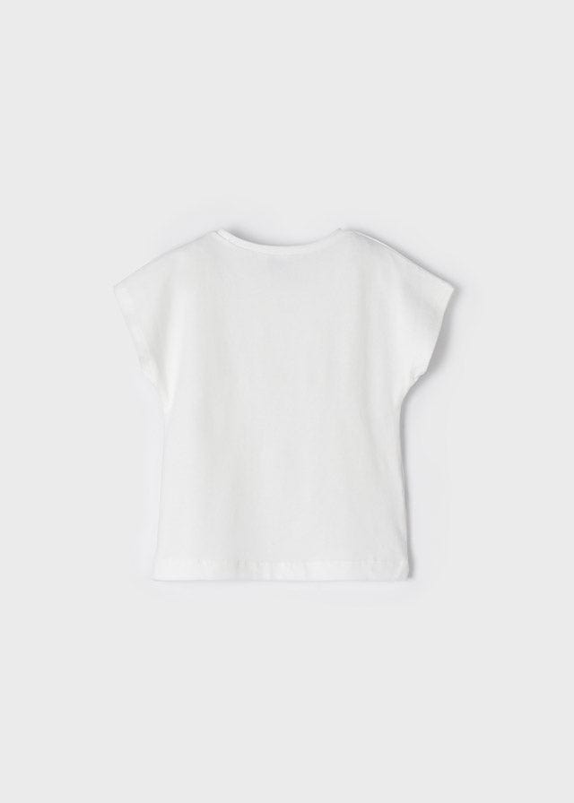 Mayoral Mayoral Short Sleeve Bow Tee - Little Miss Muffin Children & Home