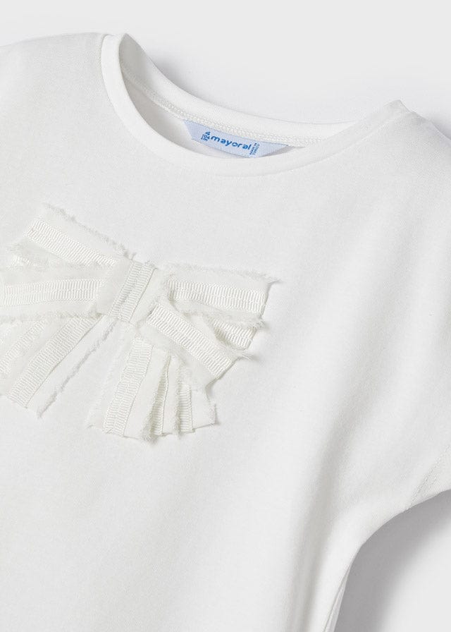 Mayoral Mayoral Short Sleeve Bow Tee - Little Miss Muffin Children & Home