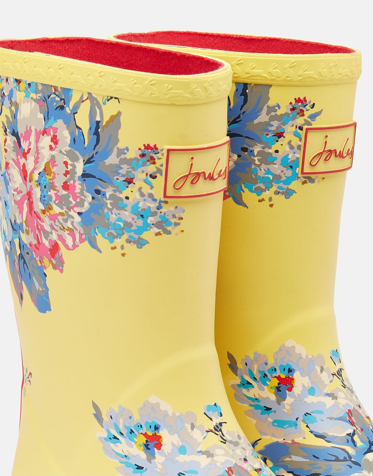 Joules Joules 216592 Roll Up Flexible Printed Rain Boots Yellow Floral - Little Miss Muffin Children & Home