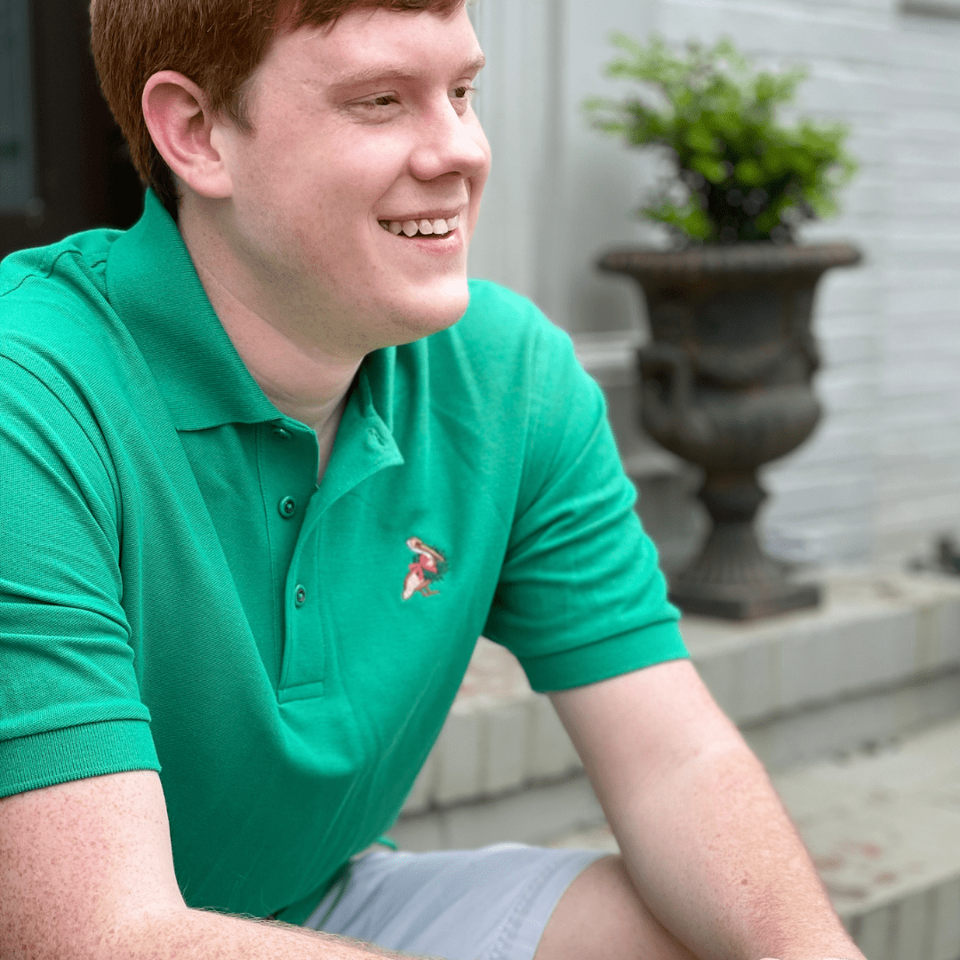 Whereable Art Whereable Art Boy's Christmas Pelican Classic Polo - Little Miss Muffin Children & Home