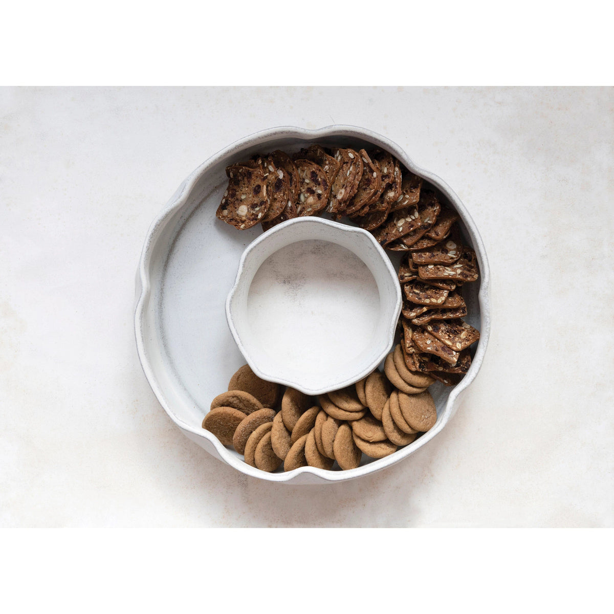 CCO - Creative Co-op Creative Co-op Stoneware Ring Shaped Serving Dish - Little Miss Muffin Children & Home