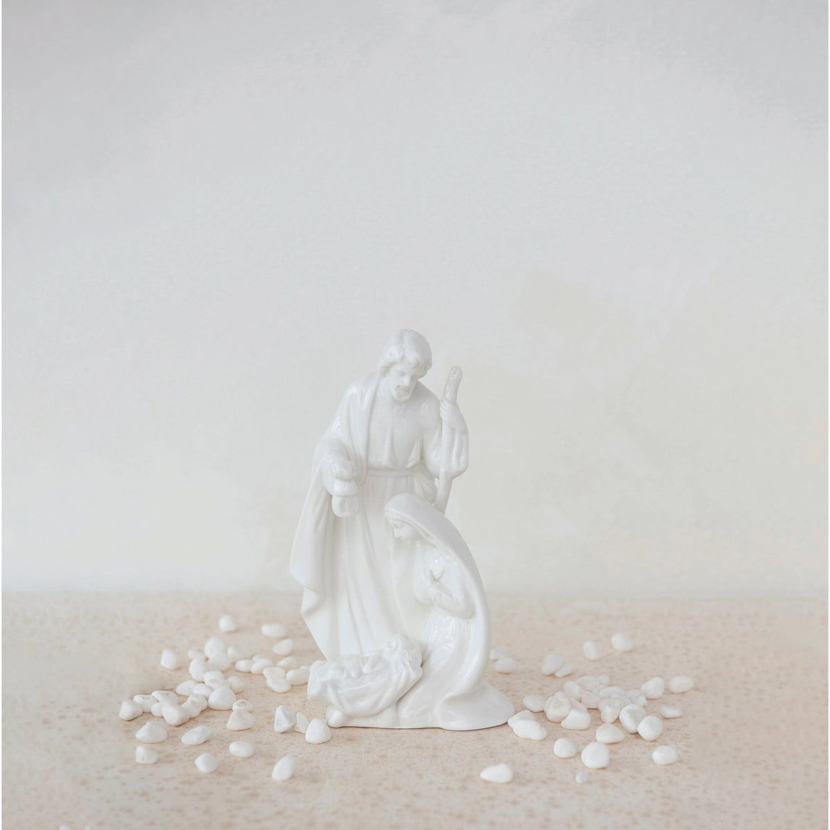 CCO - Creative Co-op Creative Co-op Stoneware Holy Family - Little Miss Muffin Children & Home