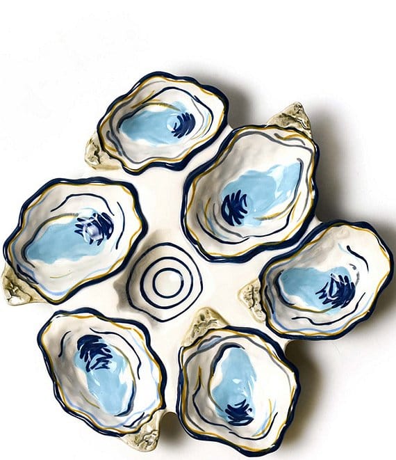 Coton Colors Company Coton Colors Company Oyster Half Dozen Platter - Little Miss Muffin Children & Home