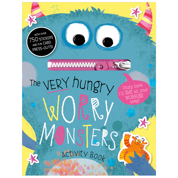 Make Believe Ideas The Very Hungry Worry Monsters Sticker Activity Book - Little Miss Muffin Children & Home