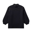 Sweetkama Black Ladies Mock Neck Long Sleeves Sweater - Little Miss Muffin Children & Home