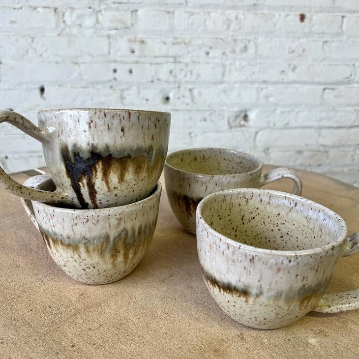 Gina DeSantis Ceramics Gina DeSantis Ceramics Borealis Cappuccino Mug - Little Miss Muffin Children & Home