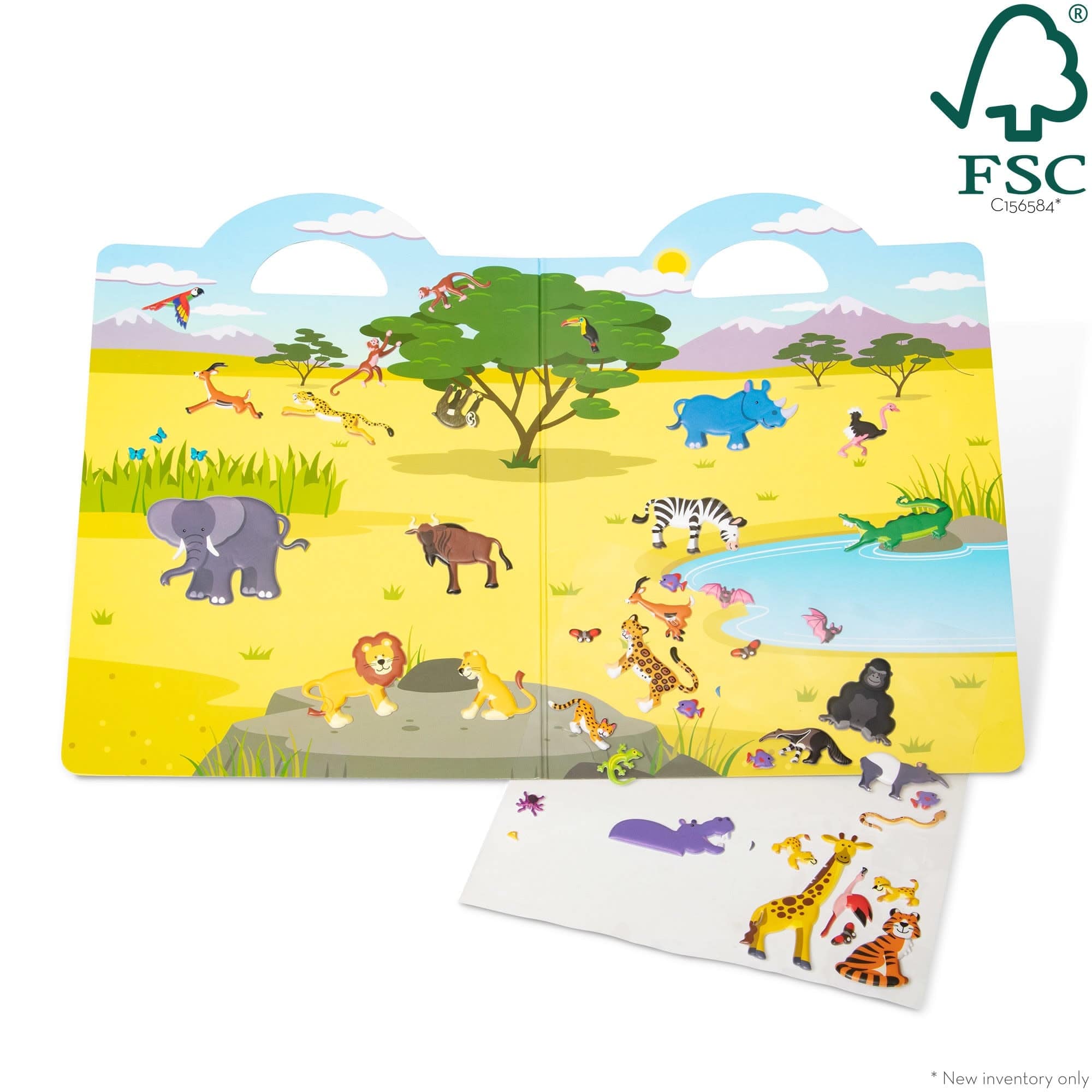 Melissa & Doug Melissa & Doug Puffy Sticker Play Set - Safari - Little Miss Muffin Children & Home