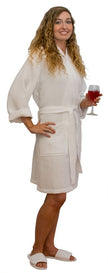 Alan Pendergrass Robes Alan Pendergrass Robes Kimono Cotton Waffle Robe - Little Miss Muffin Children & Home